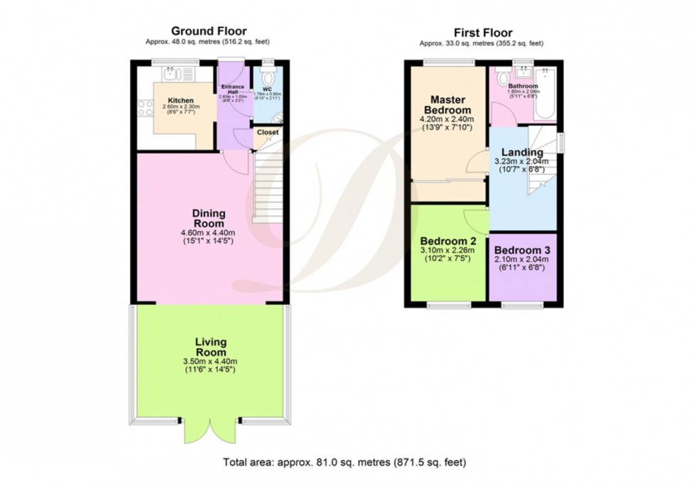 Floorplan for The Spires, Eccleston, St Helens, WA10 5GA