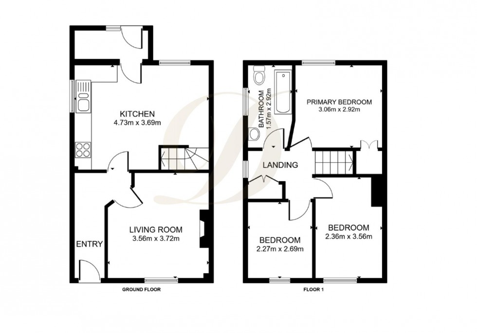 Floorplan for Edge Street, St. Helens, WA9 5JY