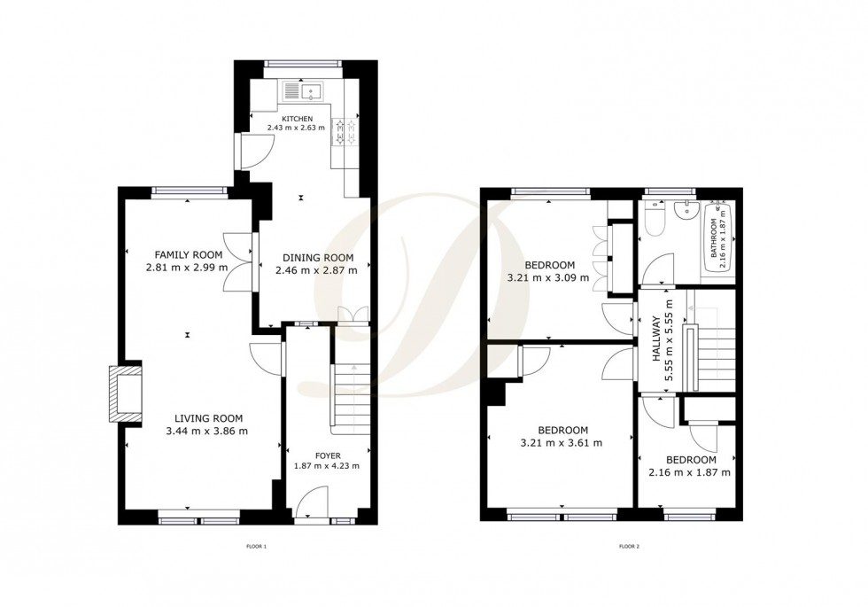 Floorplan for Birchfield Street, Thatto Heath, St Helens