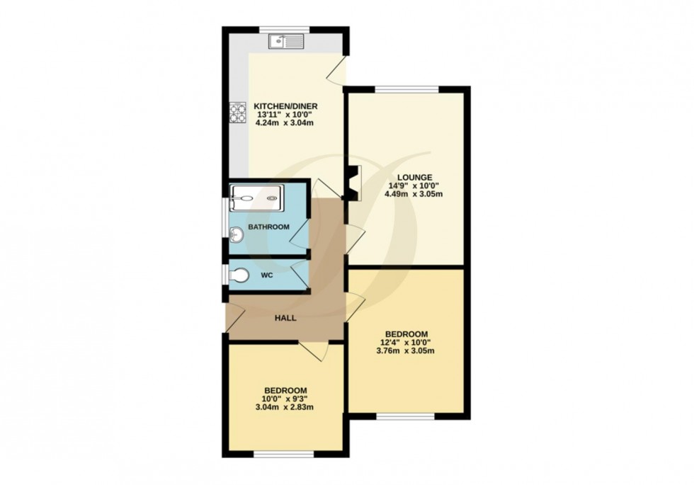 Floorplan for Rookery Lane, Rainford, WA11 8EF