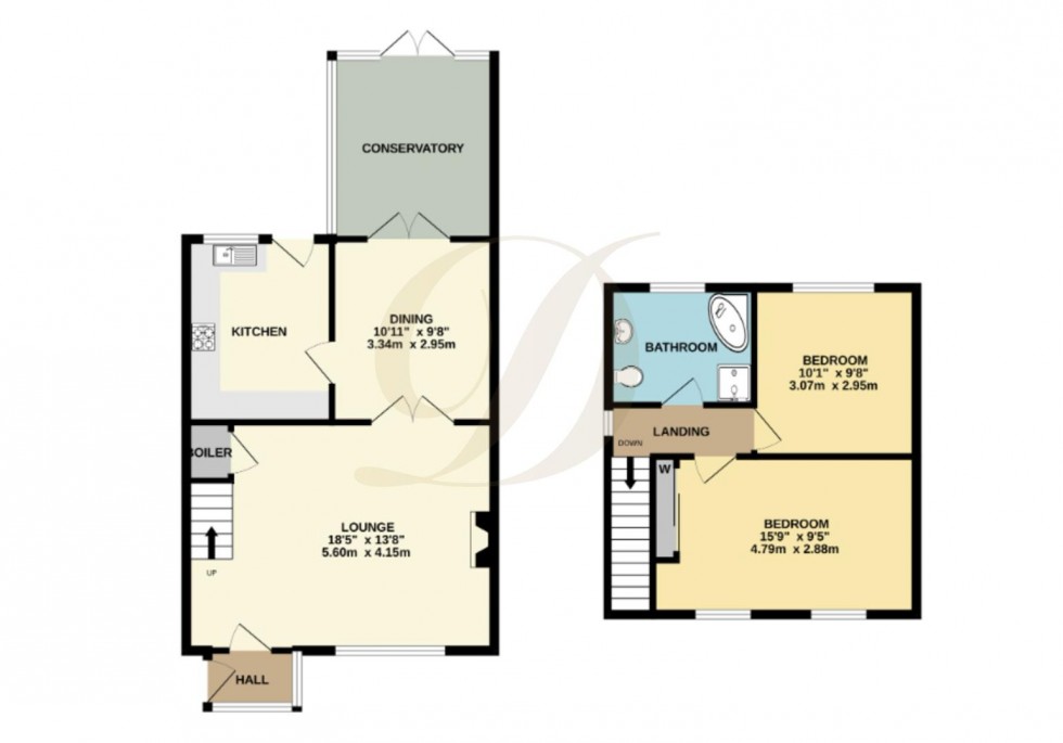Floorplan for Vicarage Drive, Haydock, St Helens, WA11 0UG