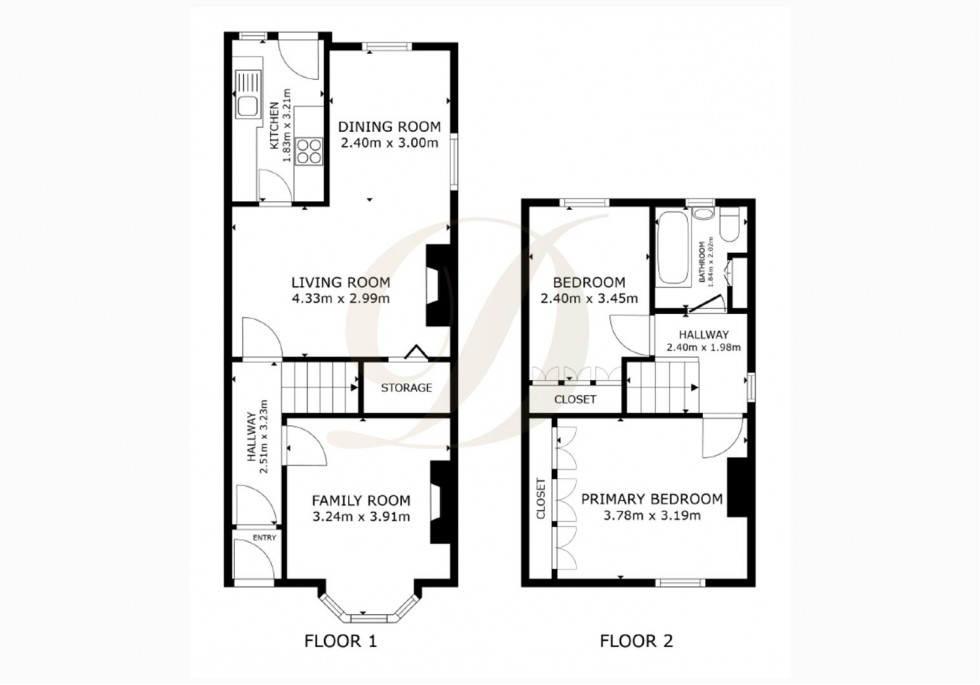 Floorplan for Belmont Avenue, Billinge, WN5 7BZ