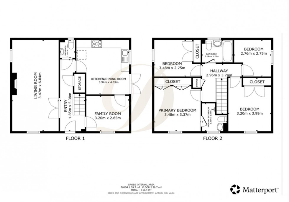 Floorplan for Cavan Drive, Haydock, St Helens, WA11 0GN