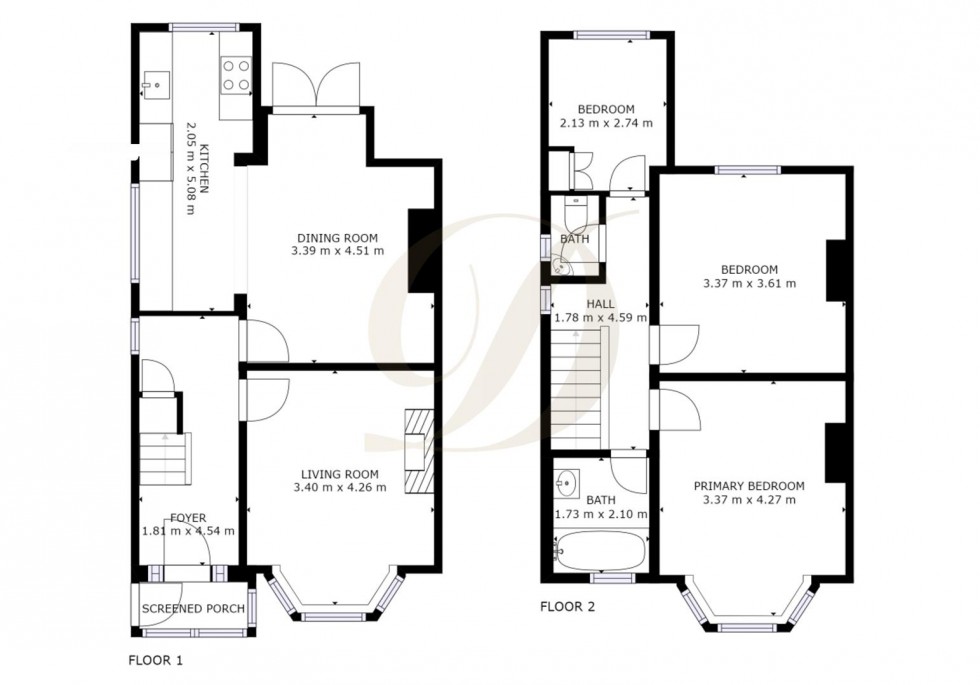 Floorplan for Knowsley Road, St Helens, WA10 4