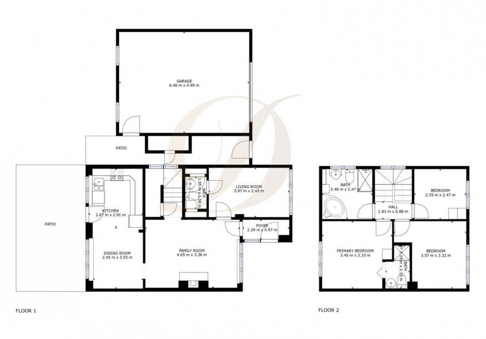 Floorplan for Markfield Crescent, St. Helens
