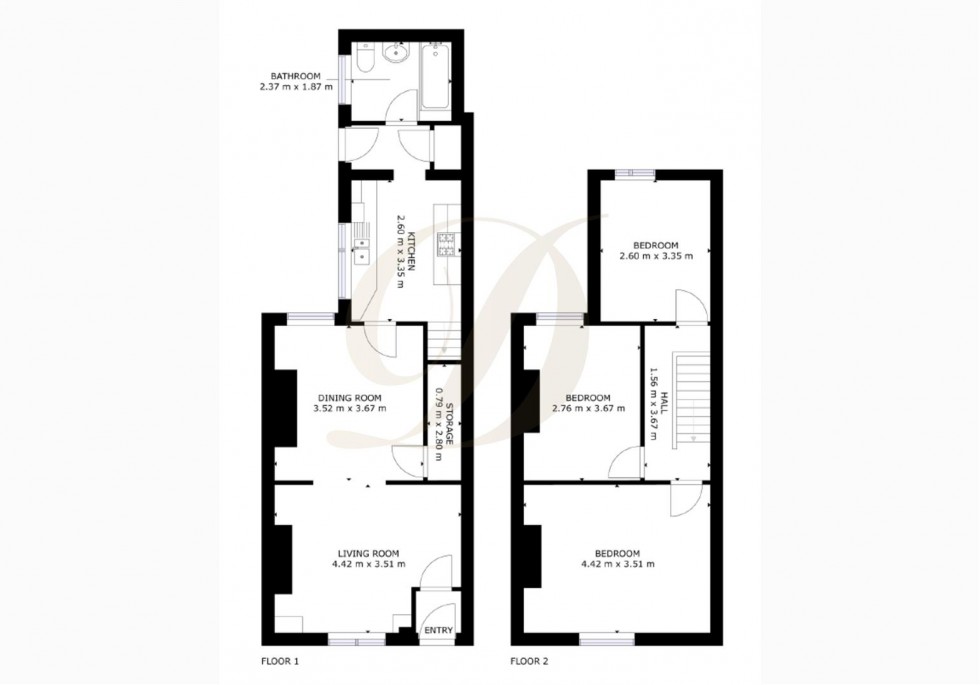 Floorplan for Cambridge Road, St Helens, WA10 4HG