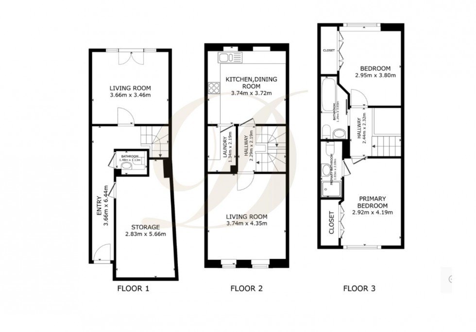 Floorplan for Darent Road, Haydock, St Helens, WA11 0HH