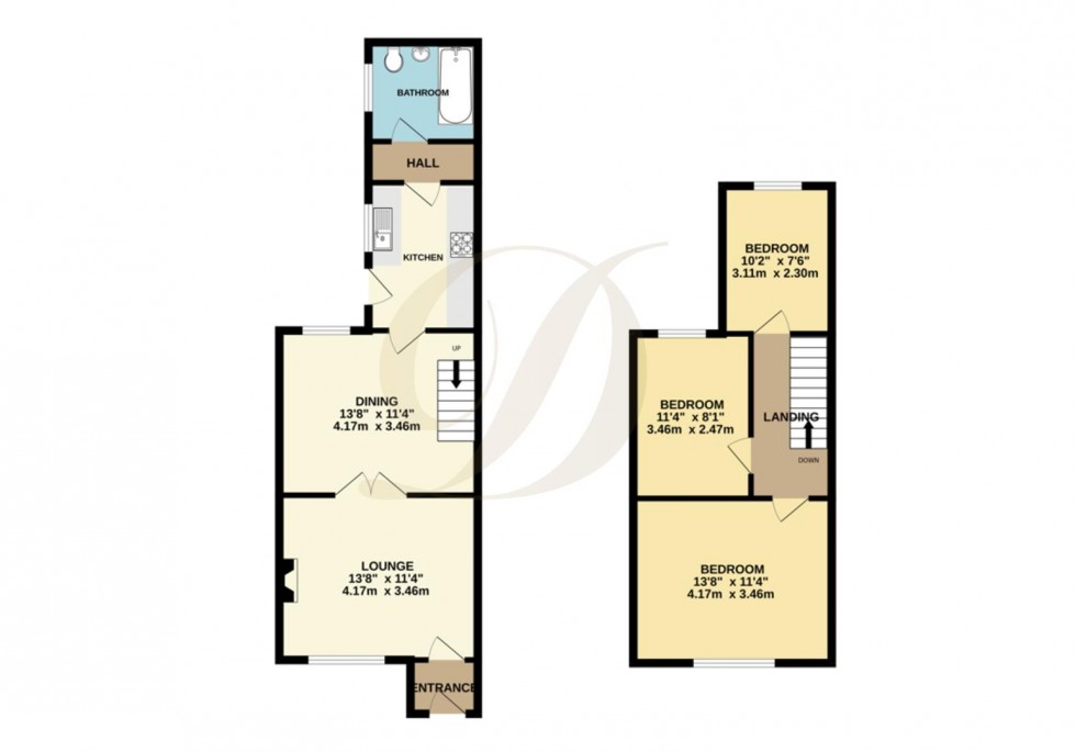 Floorplan for Greenfield Road, Dentons Green, St Helens, WA10 6SL
