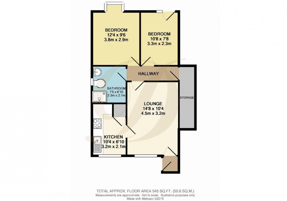 Floorplan for Parklands, Rainford, St Helens, WA11 8HY
