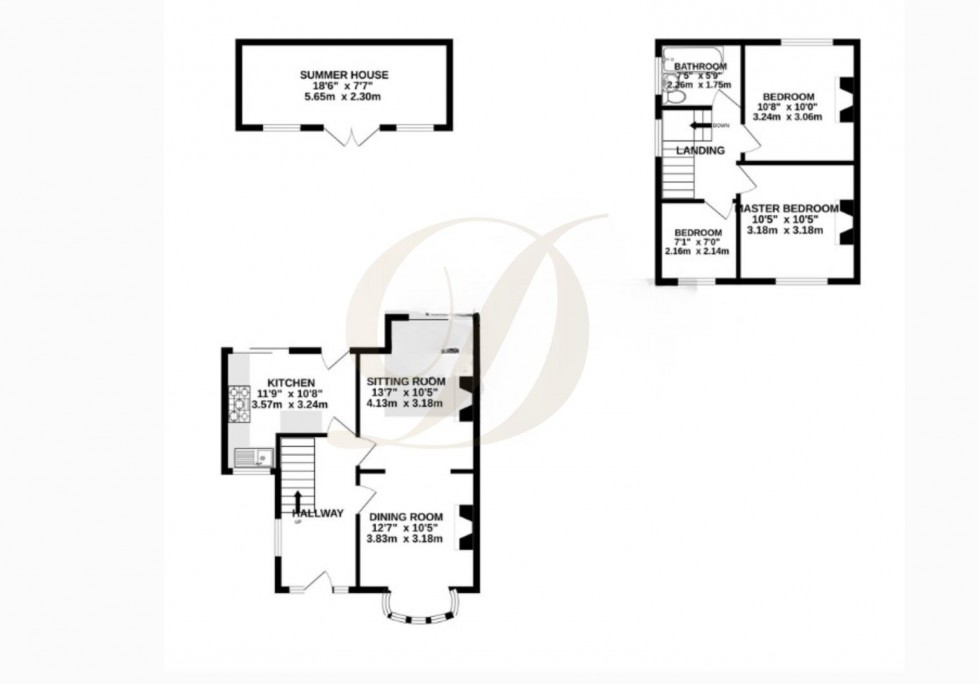 Floorplan for Oliver Road, Grange Park, St Helens, WA10 3EN