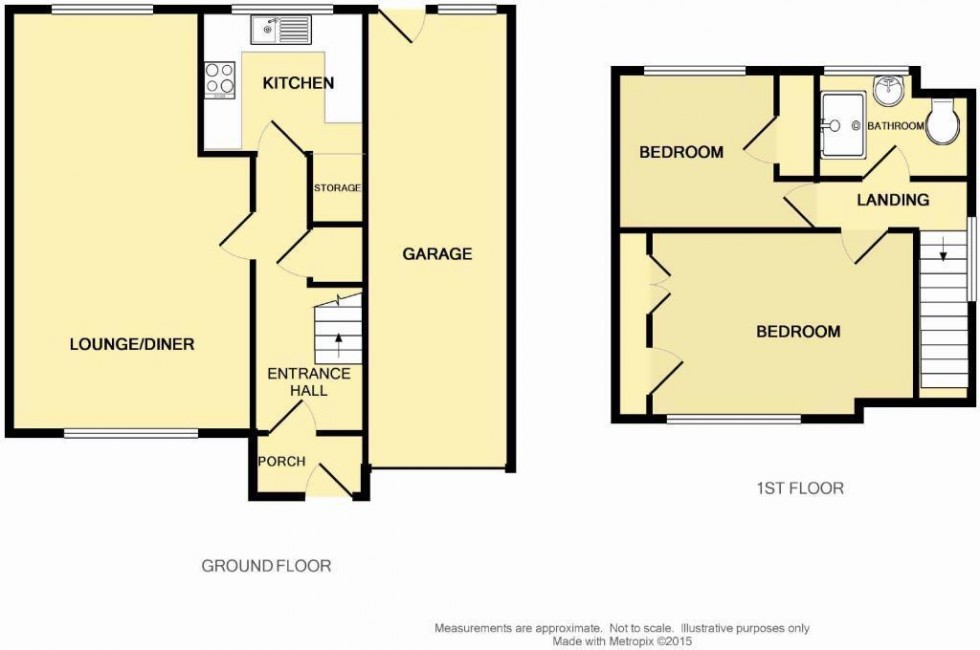 Floorplan for Kendal Drive, Rainford