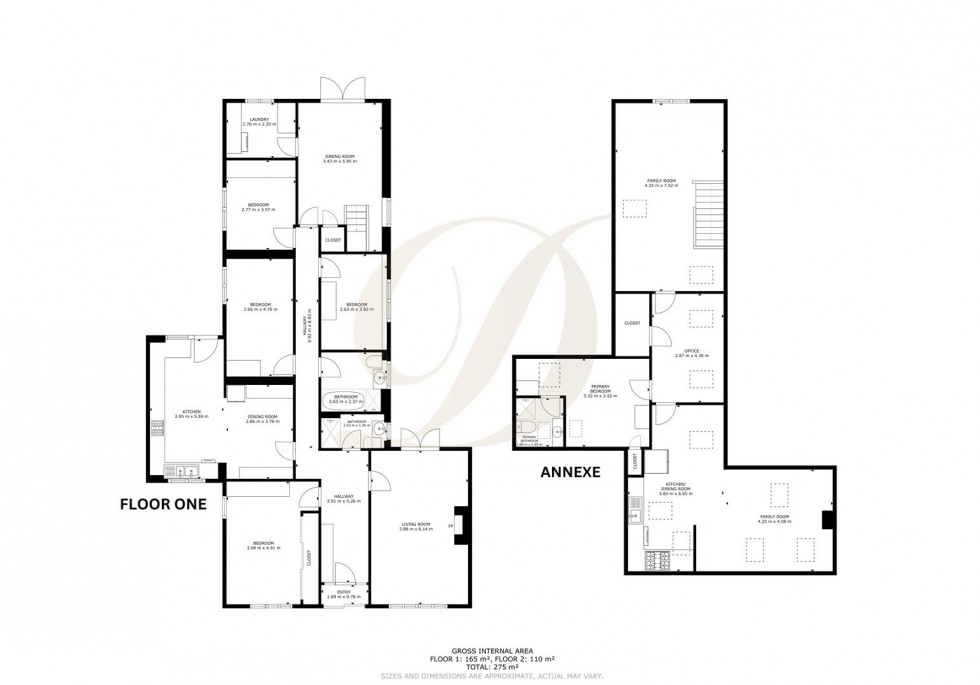 Floorplan for Ash Grove, Rainford, St Helens