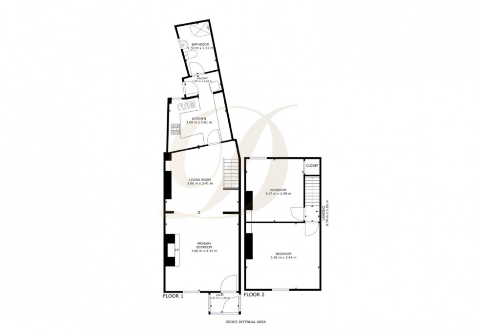 Floorplan for Fleet Lane, St Helens, WA9 1SX