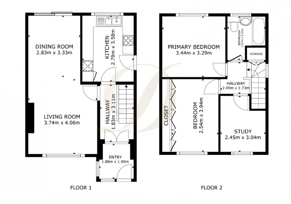 Floorplan for Beech Gardens, Rainford, St Helens, WA11 8EB
