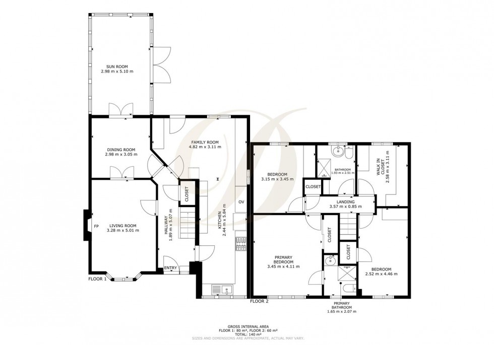 Floorplan for Cygnet Gardens, St. Helens