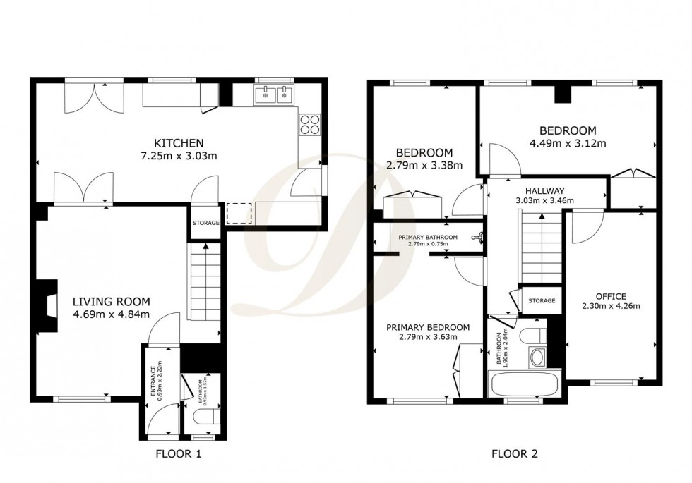 Floorplan for Henley Court, St Helens, WA10 3JR