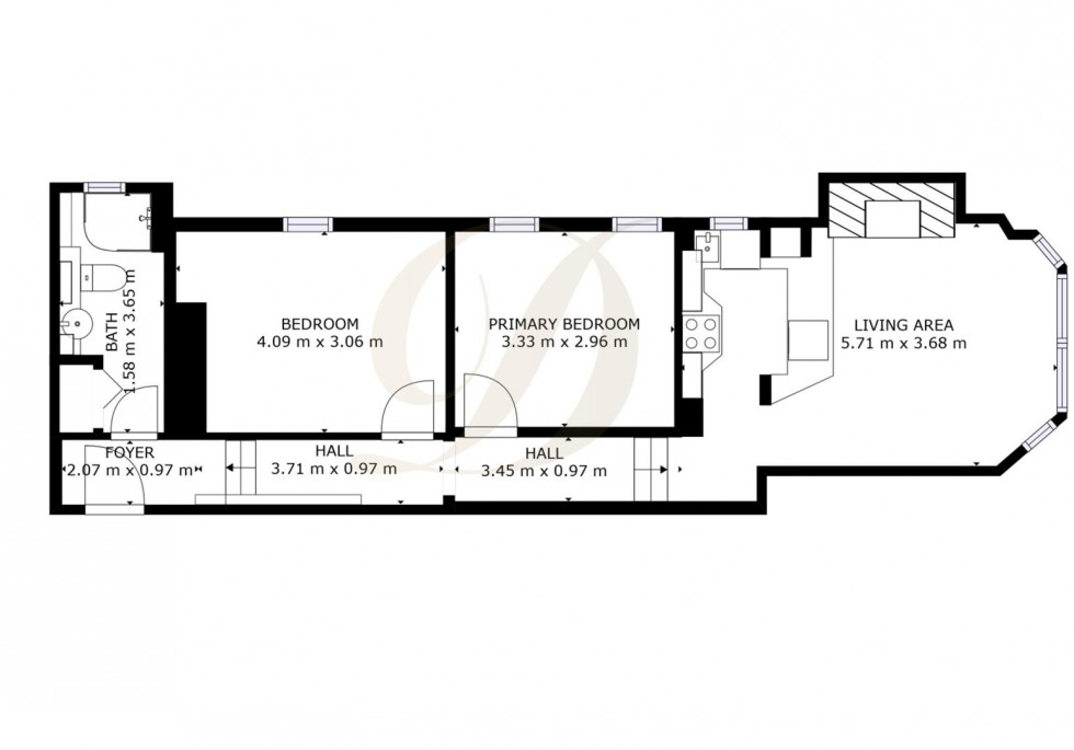 Floorplan for Promenade, Southport, PR9 0JB