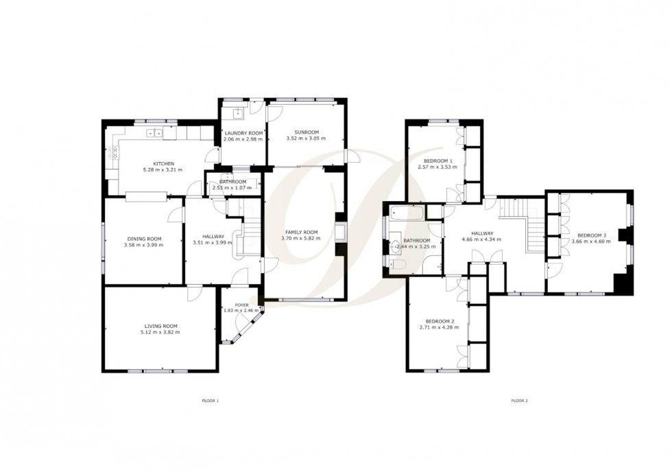 Floorplan for Villiers Crescent, Eccleston, St Helens, WA10 5HP