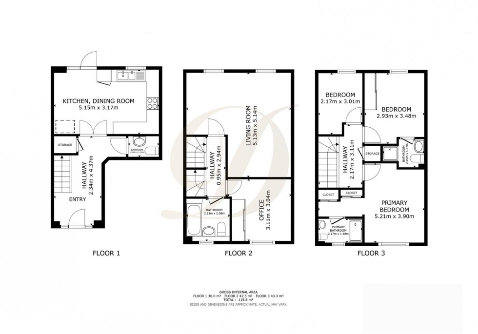 Floorplan for Breccia Gardens, Parr, St Helens, WA9 1SB