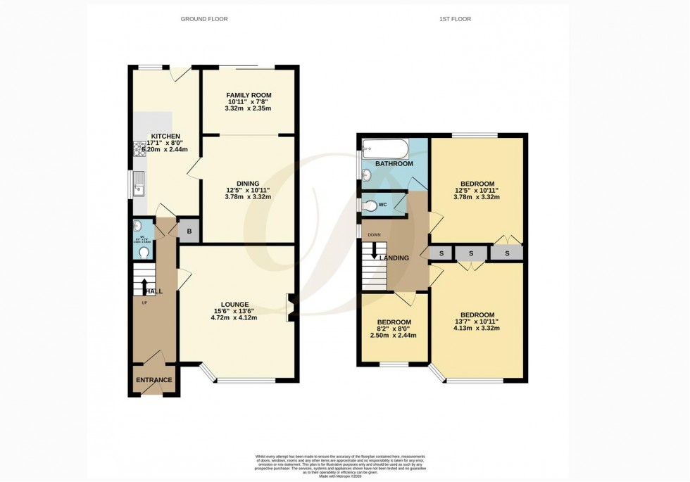 Floorplan for Broadway, Eccleston, St Helens, WA10 5DH