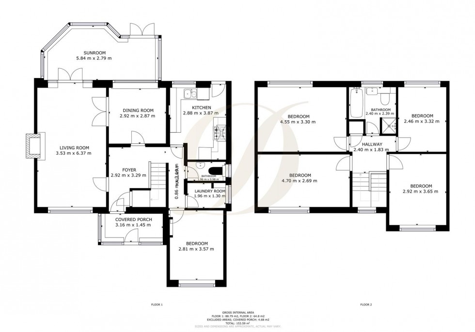 Floorplan for Bleak Hill Road, Windle, St Helens