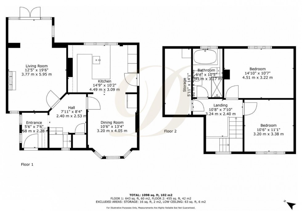 Floorplan for Broad Lane, Moss Bank, St Helens, WA11 7NP