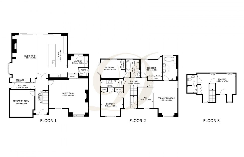 Floorplan for Eaton Road, Dentons Green, St Helens, WA10 6JL