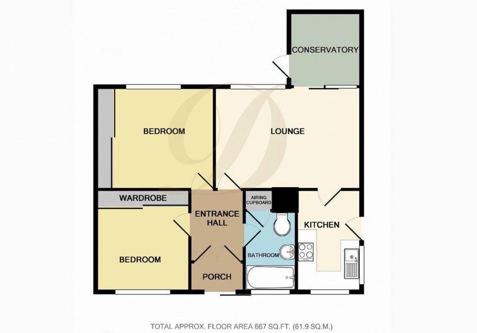Floorplan for Trent Road, Billinge, Wigan, WN5 7QT