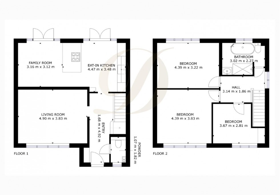 Floorplan for Standish Drive, Rainford, St Helens, WA11 8JY