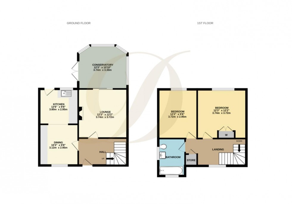 Floorplan for Devoke Avenue, St Helens