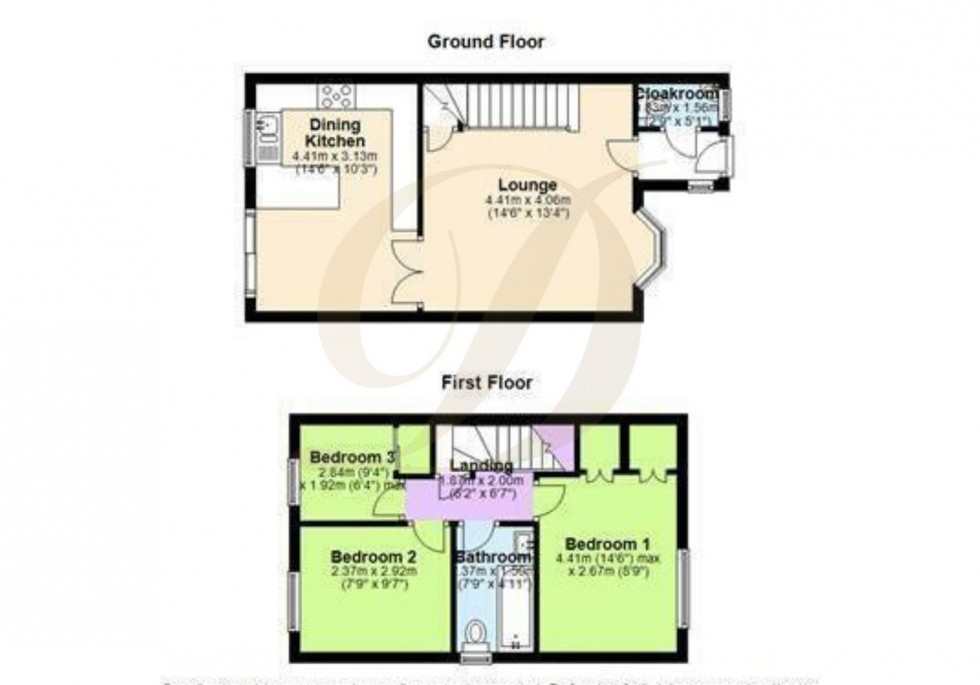 Floorplan for Tatton Way, Eccleston, St Helens