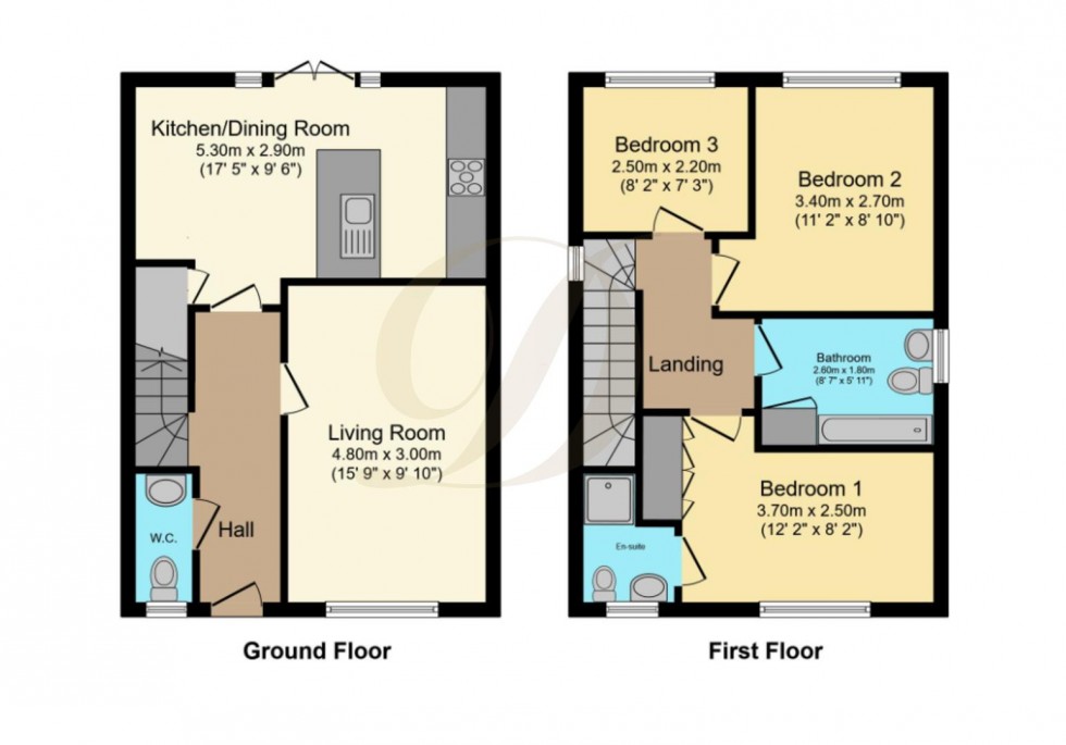 Floorplan for Arley Close, Rainford, St Helens, WA11 8GQ