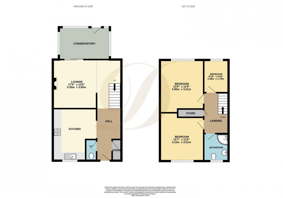Floorplan for Norley Drive, Eccleston, St Helens