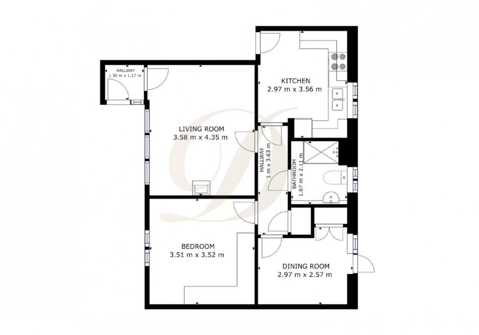 Floorplan for Parklands, Rainford, St Helens, WA11 8HY
