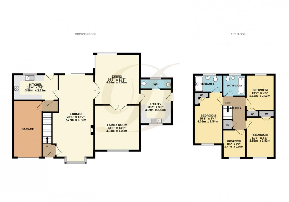 Floorplan for Gategill Grove, Billinge, Wigan, Lancashire, WN5 7DS
