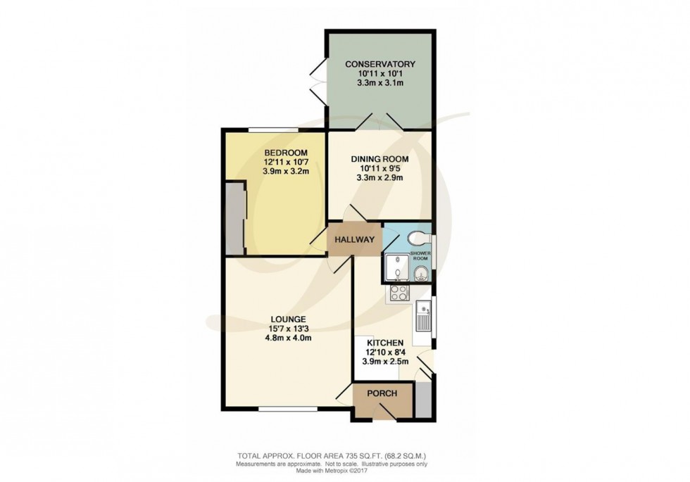 Floorplan for Rufford Road, Rainford, St Helens, WA11 8JX