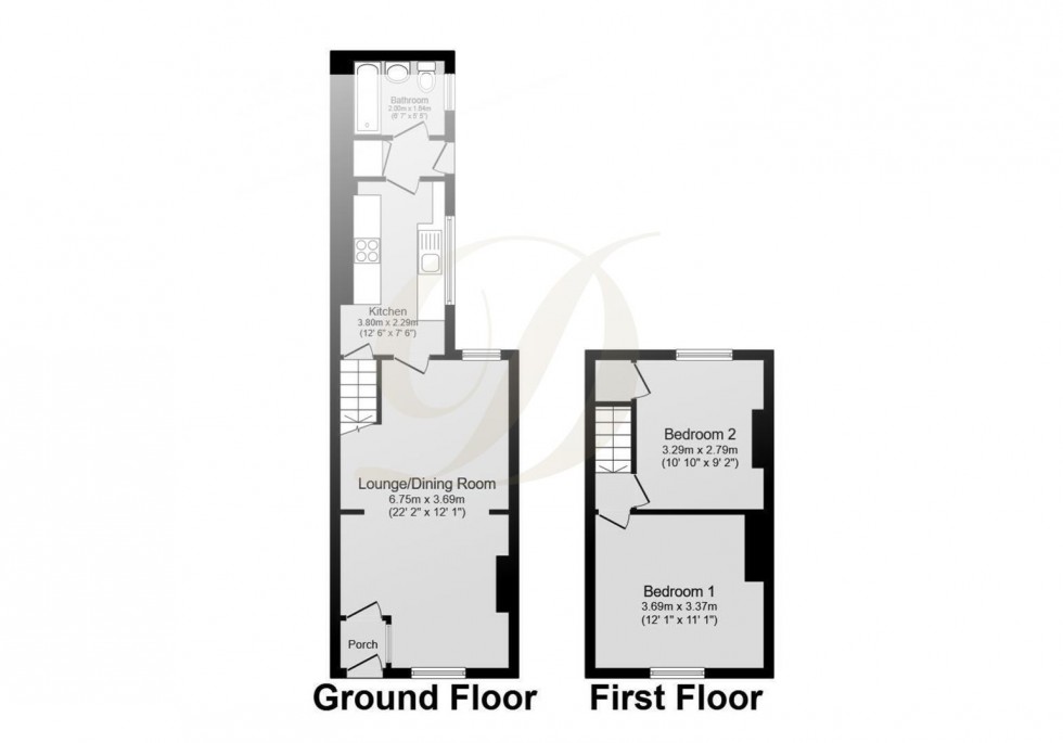 Floorplan for Gladstone Street, St Helens
