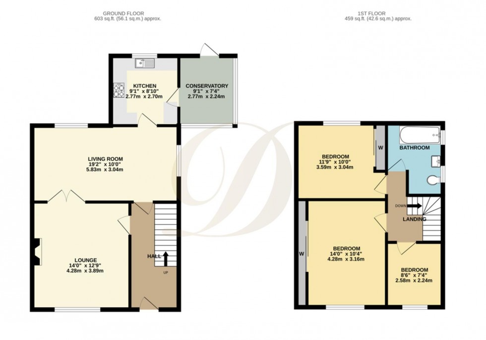 Floorplan for Hawthorn Avenue, Ashton-In-Makerfield, Wigan