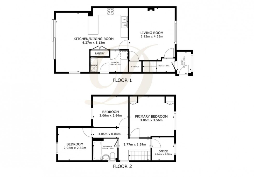 Floorplan for Higher Lane, Crank, St Helens, WA11 8QS