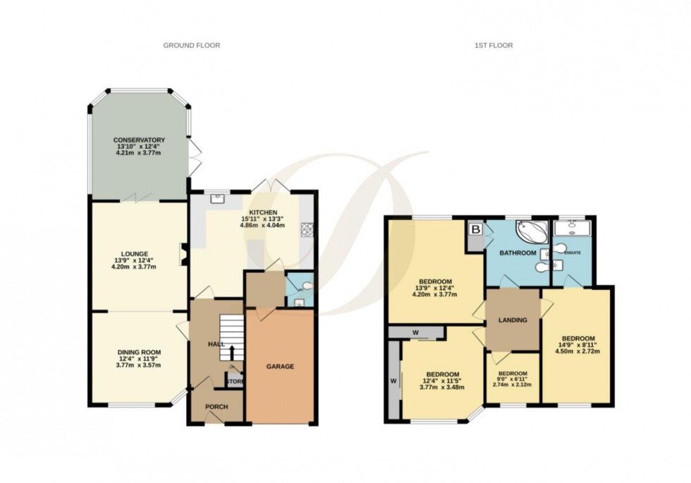 Floorplan for Cecil Drive, Eccleston, St Helens