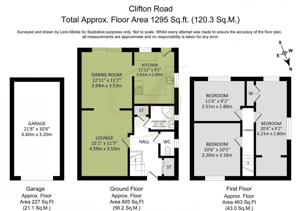 Floorplan for Clifton Road, Billinge, Wigan, WN5 7TP