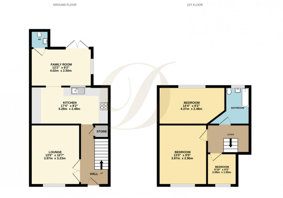 Floorplan for Eden Avenue, Rainford, St Helens, WA11 8HT