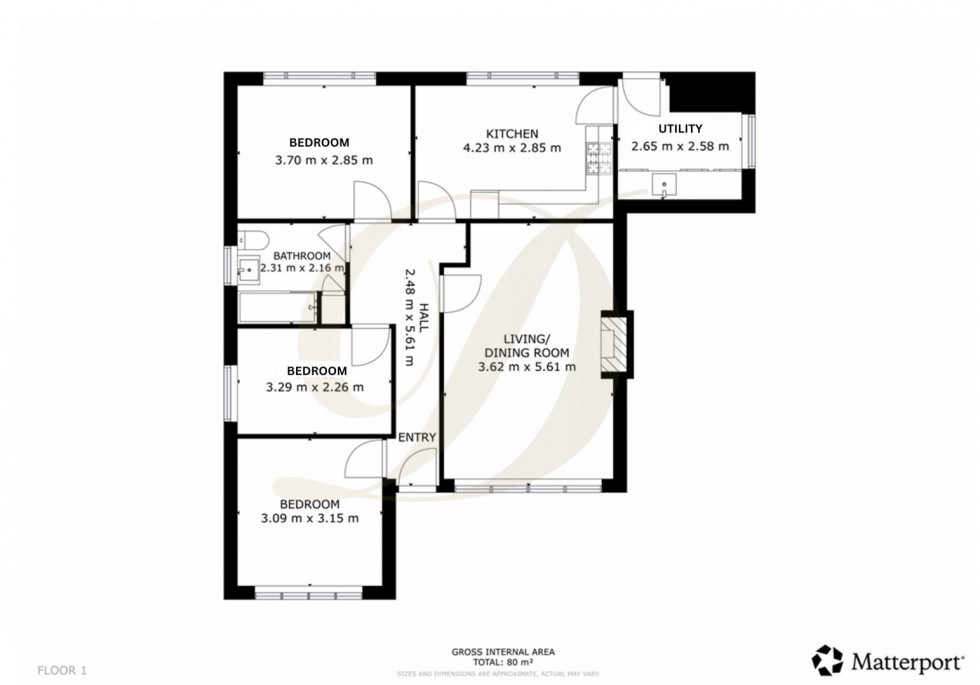 Floorplan for Laurel Drive, Eccleston, St Helens, WA10 5JD