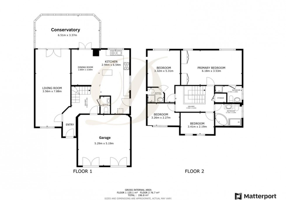 Floorplan for Delph Hollow Way, St Helens