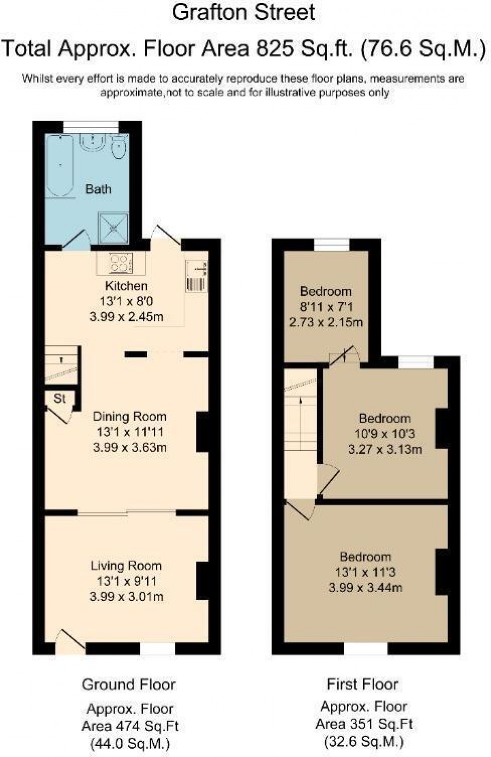 Floorplan for Grafton Street, St. Helens